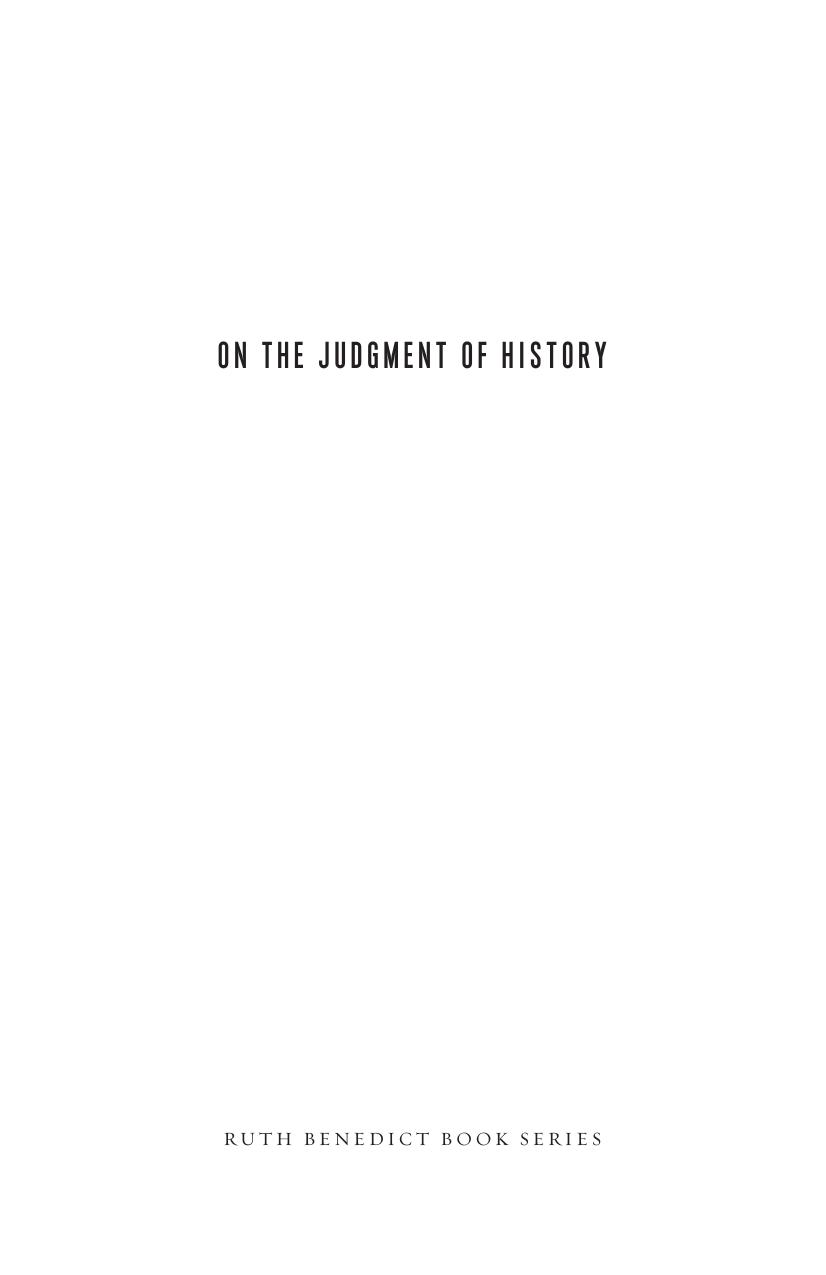 On the Judgment of History by Joan Wallach Scott