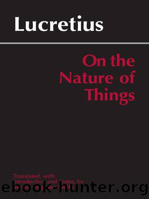 On the Nature of Things by Lucretius & Martin Ferguson Smith