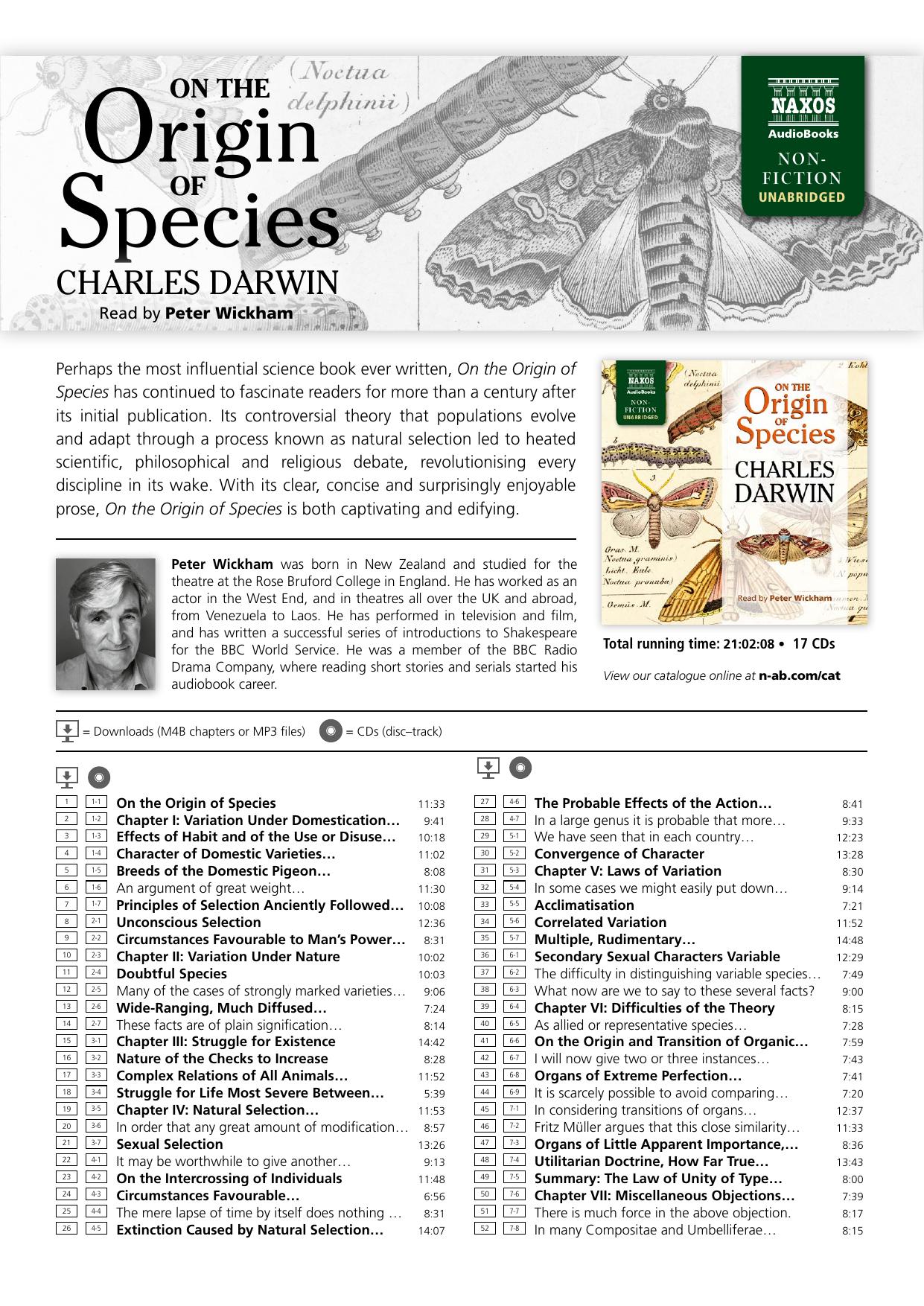 On the Origin of Species (reference guide) by Unknown