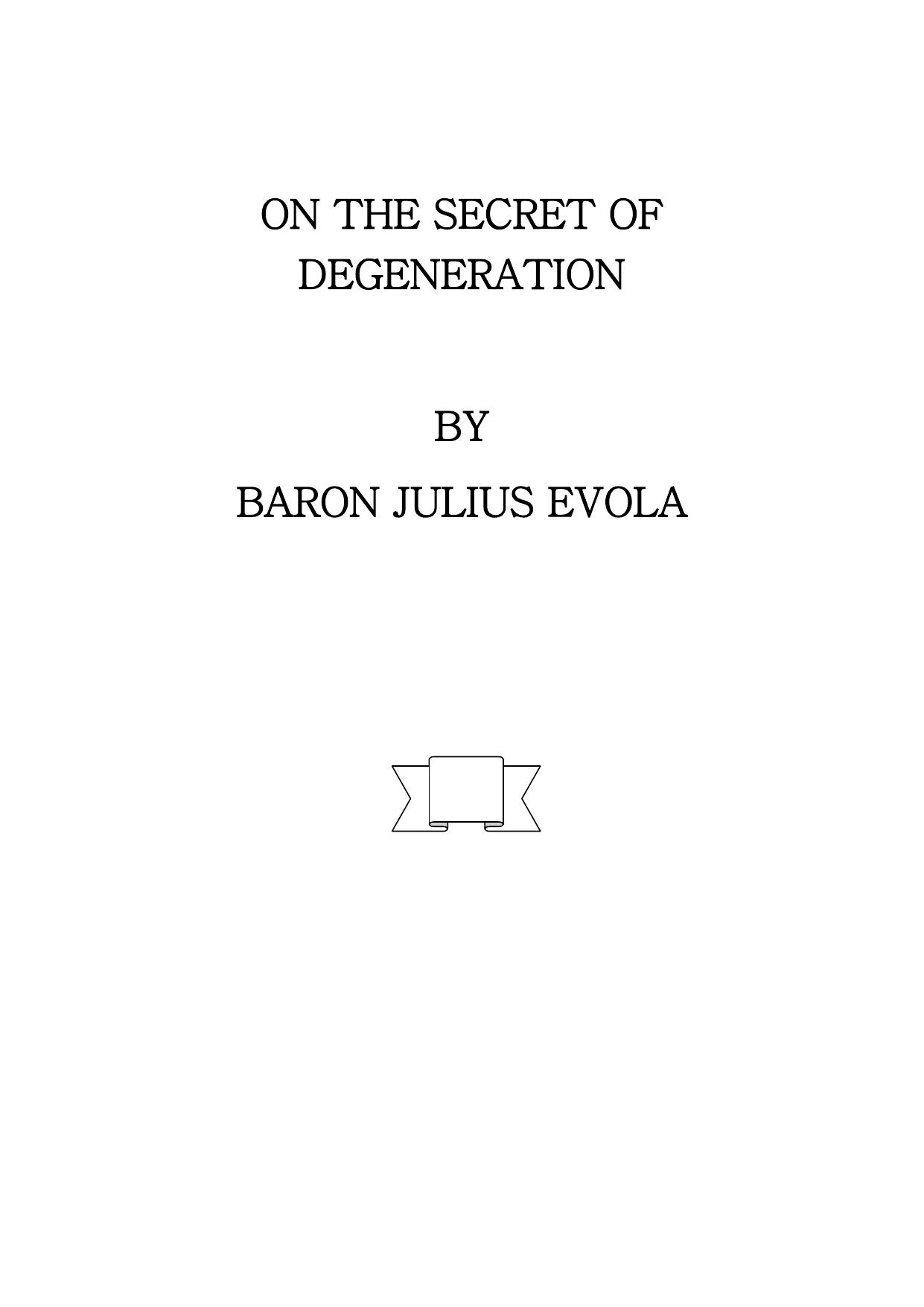 On the Secret of Degeneration by Windows User