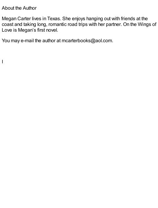On the Wings of Love by Megan Carter