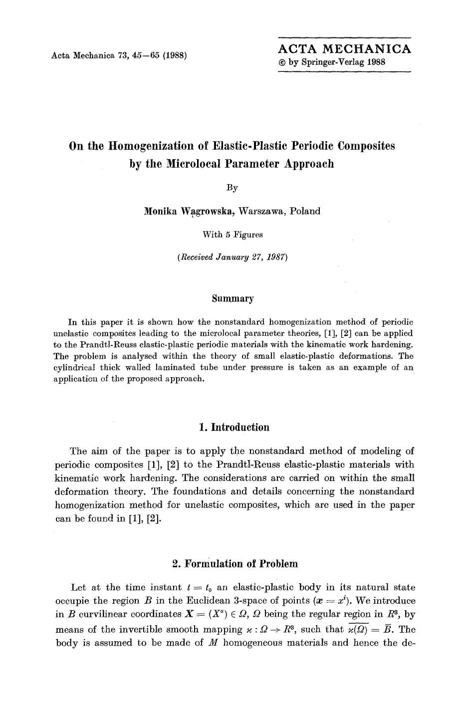 On the homogenization of elastic-plastic periodic composites by the microlocal parameter approach by Unknown