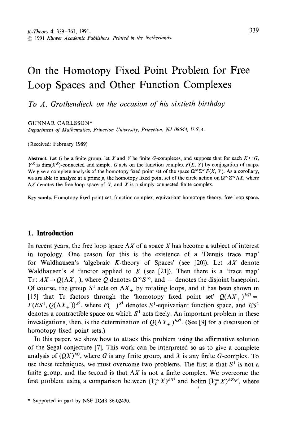 On the homotopy fixed point problem for free loop spaces and other function complexes by Unknown