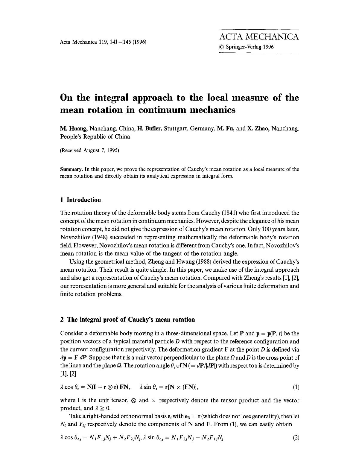 On the integral approach to the local measure of the mean rotation in continuum mechanics by Unknown