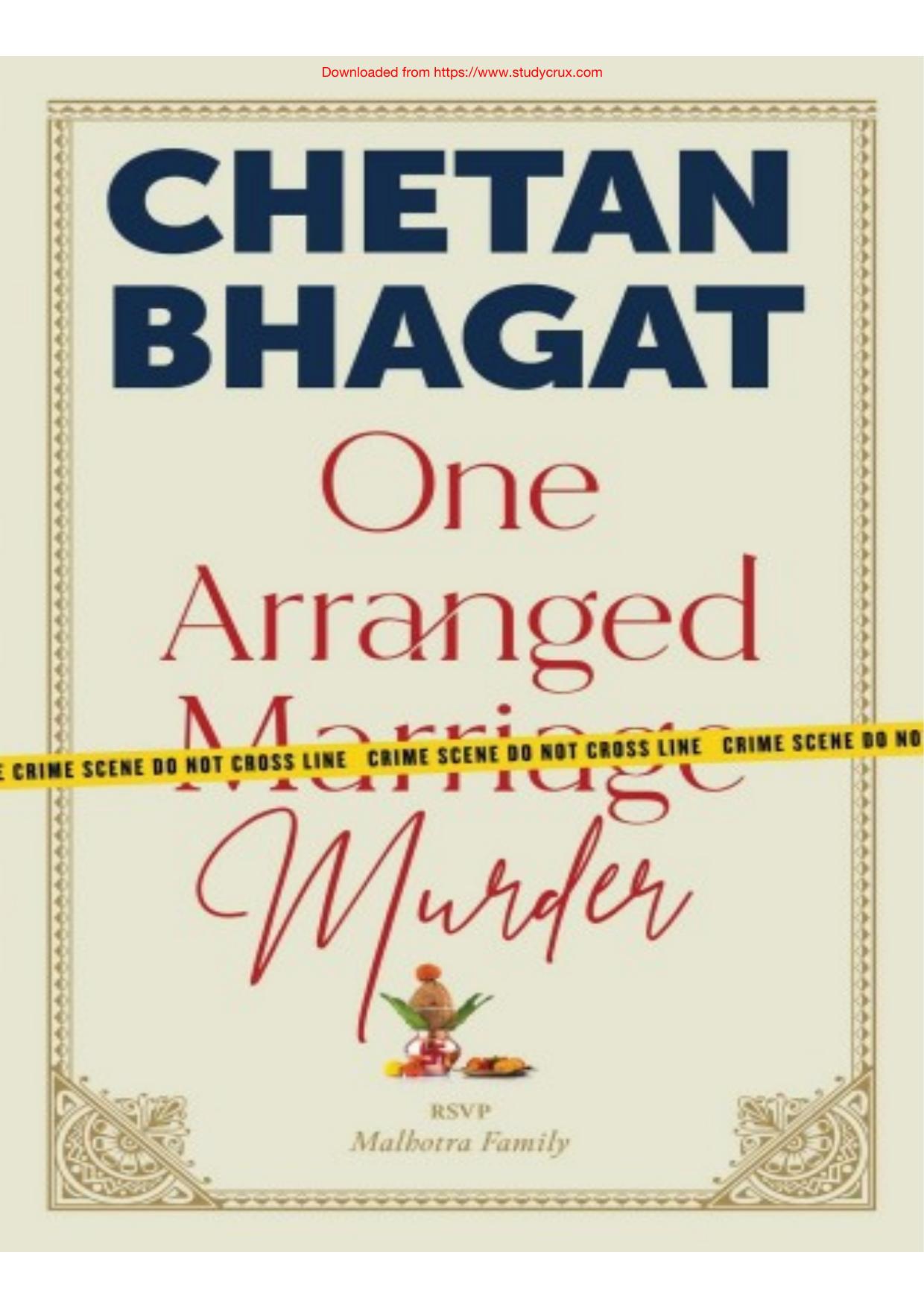 One Arranged Murder by Chetan Bhagat-X.pdf by Unknown