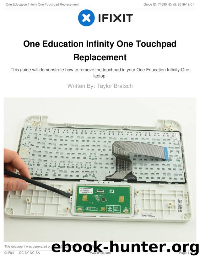 One Education Infinity One Touchpad Replacement by Unknown