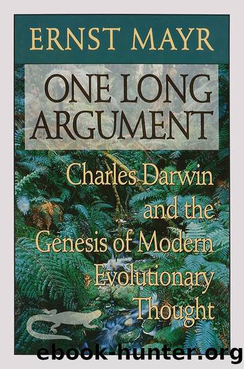 One Long Argument by Ernst Mayr