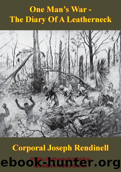 One Man's War â The Diary Of A Leatherneck by Corporal Joseph E. Rendinell George Pattullo