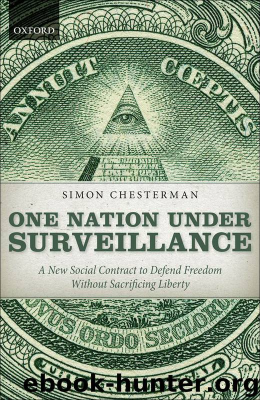 One Nation Under Surveillance by Chesterman Simon