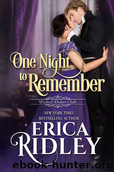 One Night to Remember by Erica Ridley