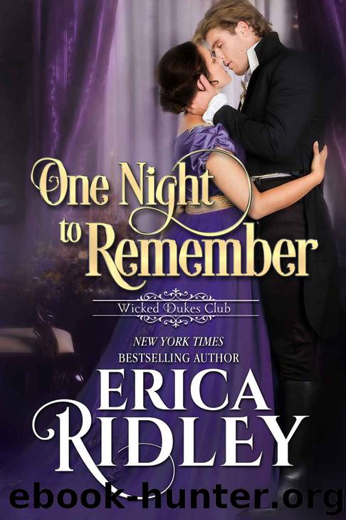 One Night to Remember: Wicked Dukes Club #5 by Ridley Erica