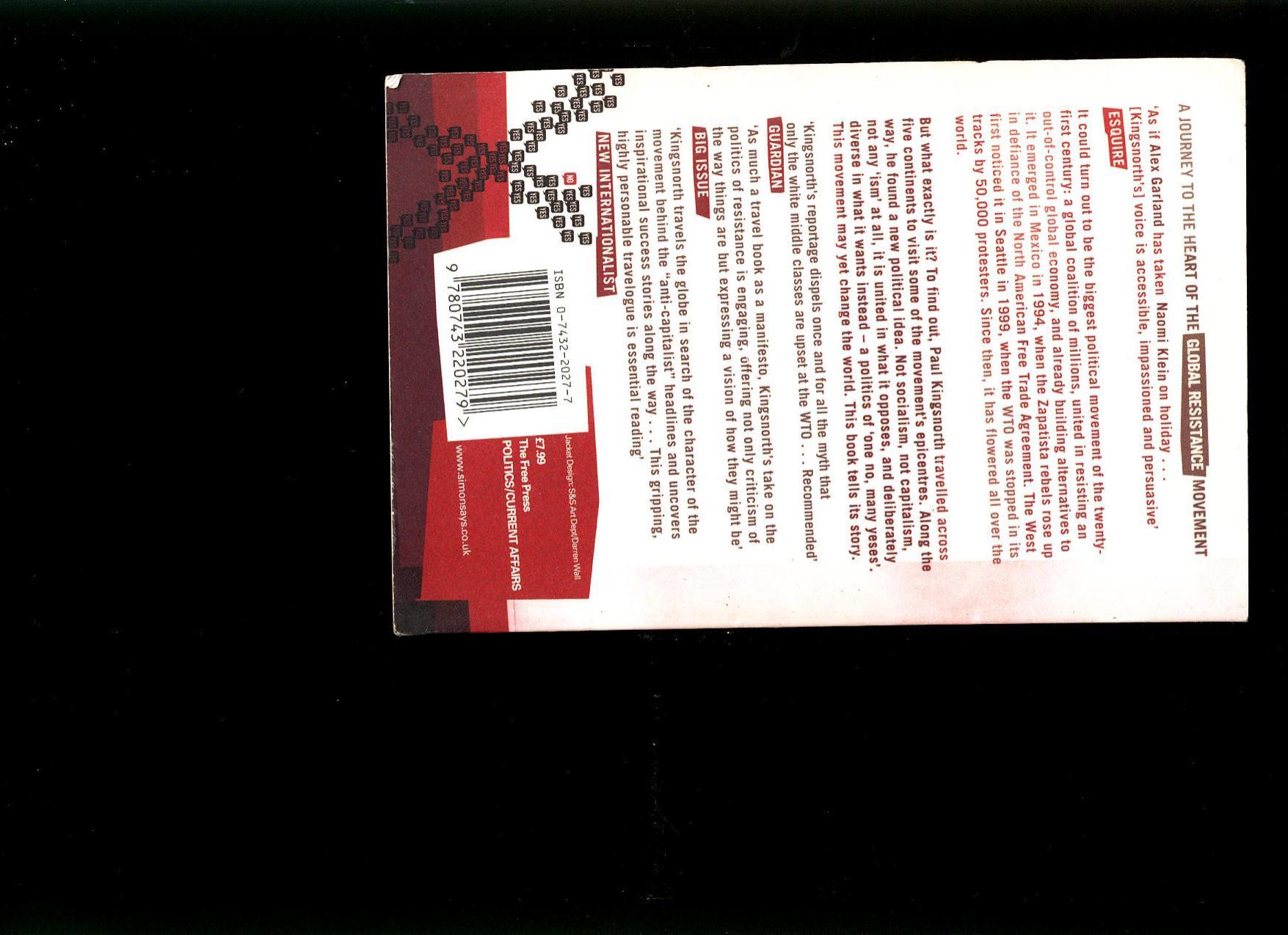 One No, Many Yeses by Paul Kingsnorth