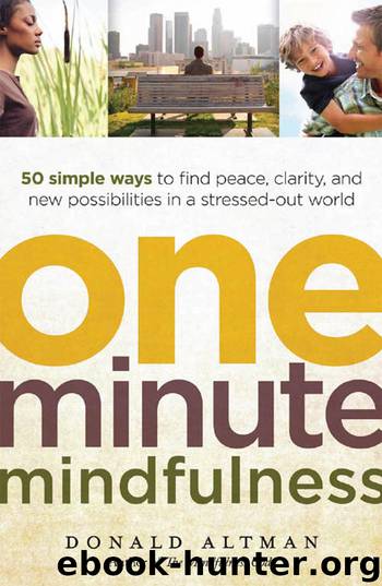 One-Minute Mindfulness by Donald Altman