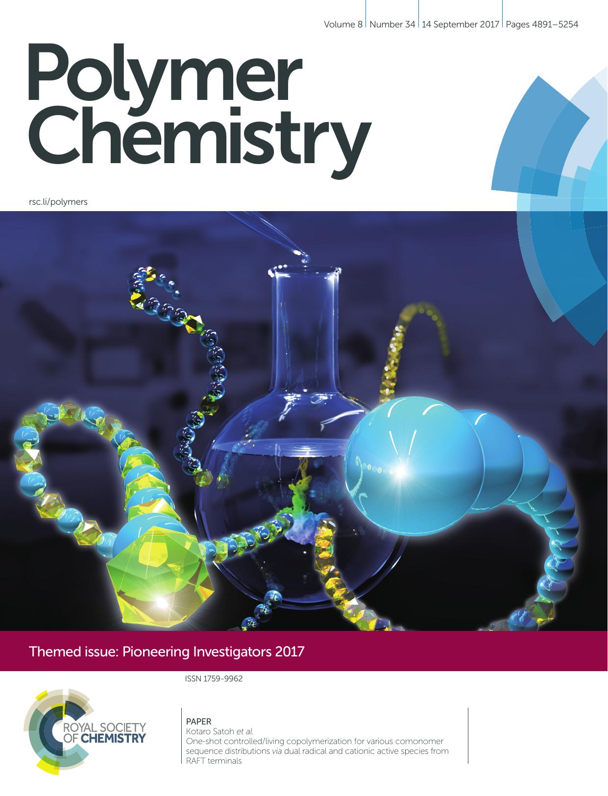 One-shot controlledliving copolymerization for various comonomer sequence distributions via dual radical and cationic active species from RAFT terminals by unknow