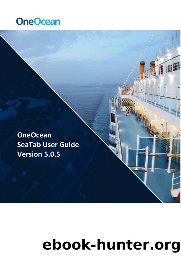 OneOcean SeaTab User Guide 5.0.5 by Phil Glendenning
