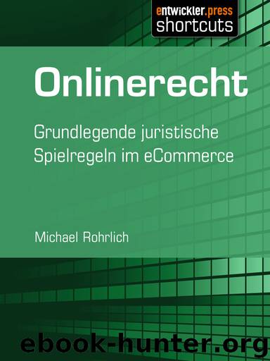 Onlinerecht by Michael Rohrlich