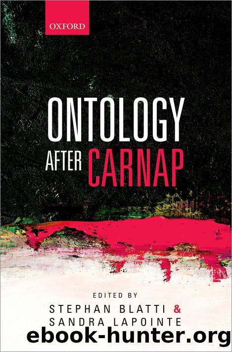 Ontology after Carnap by Stephan Blatti & Sandra Lapointe