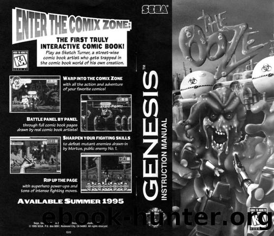 Ooze, The - Sega Genesis - Manual - gamesdbase.com by gamesdbase.com