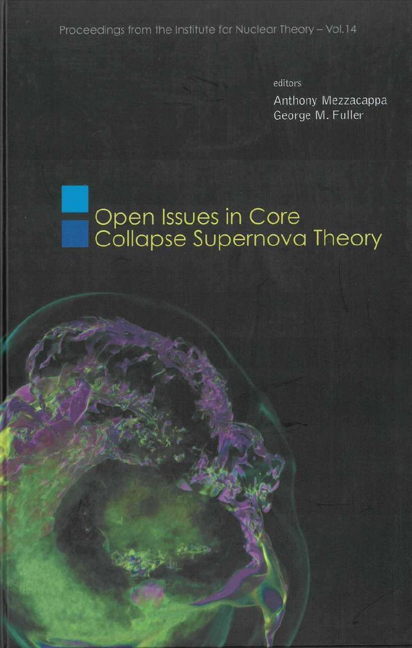 Open Issues in Core Collapse Supernova Theory (2005)(en)(460s) by Anthony Mezzacappa George Michael Fuller