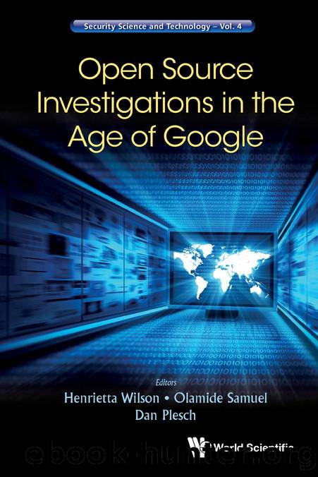 Open Source Investigations in the Age of Google by Henrietta Wilson Olamide Samuel and Dan Plesch
