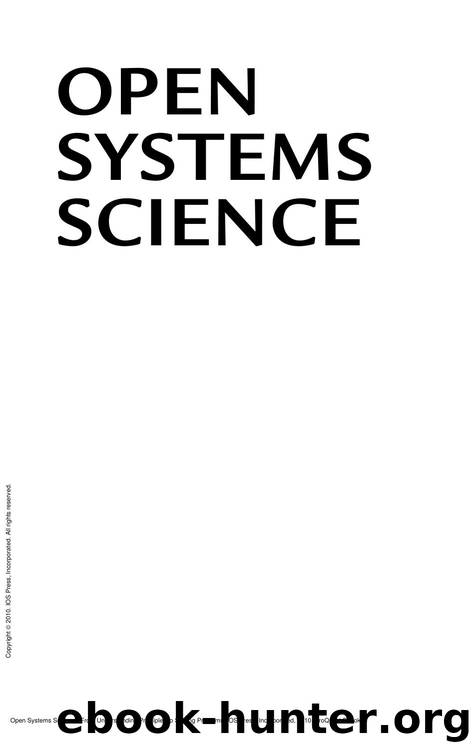 Open Systems Science: From Understanding Principles to Solving Problems by M. Tokoro