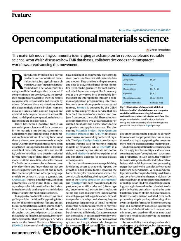 Open computational materials science by Aron Walsh