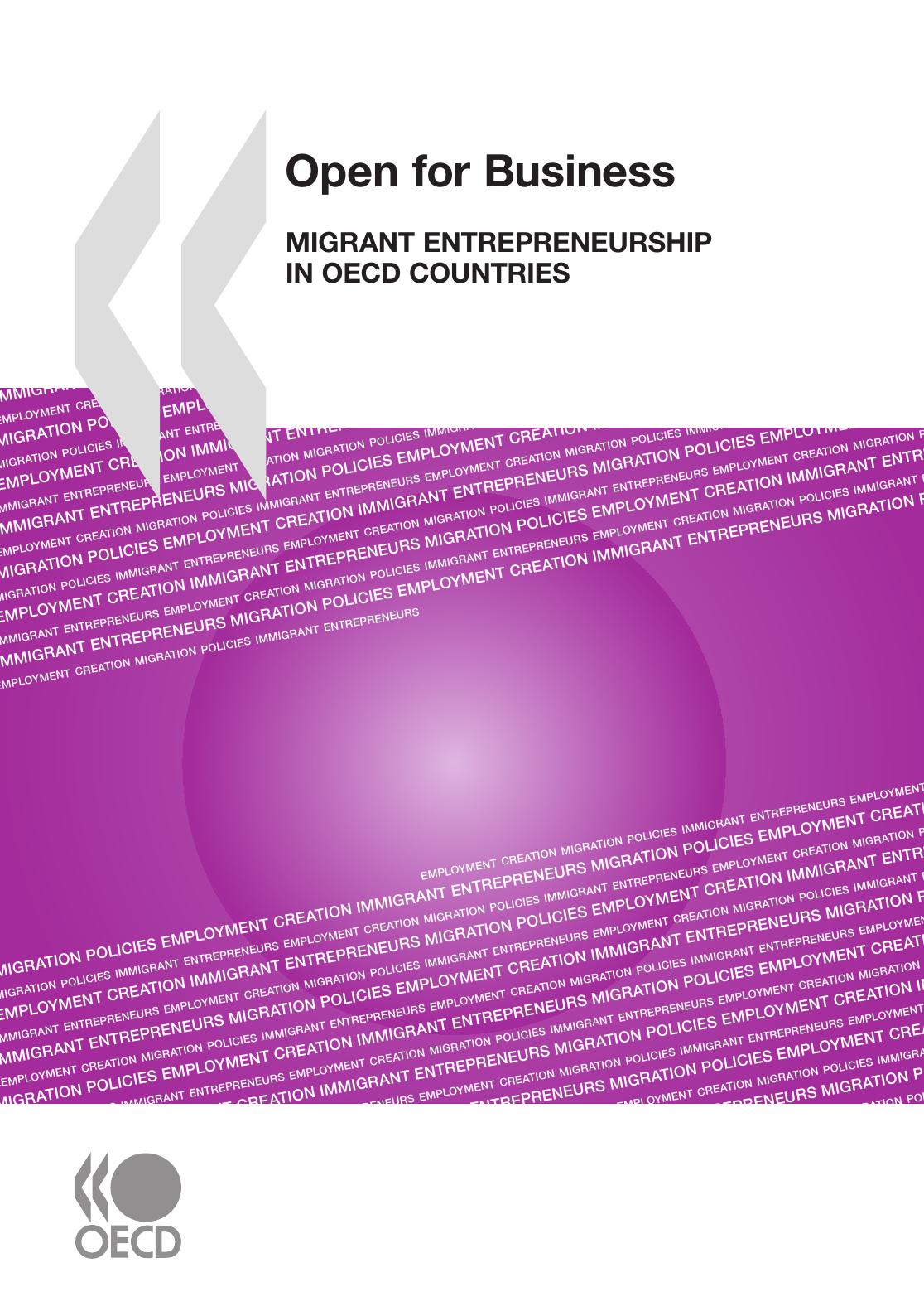 Open for Business: Migrant Entrepreneurship in OECD Countries by OECD
