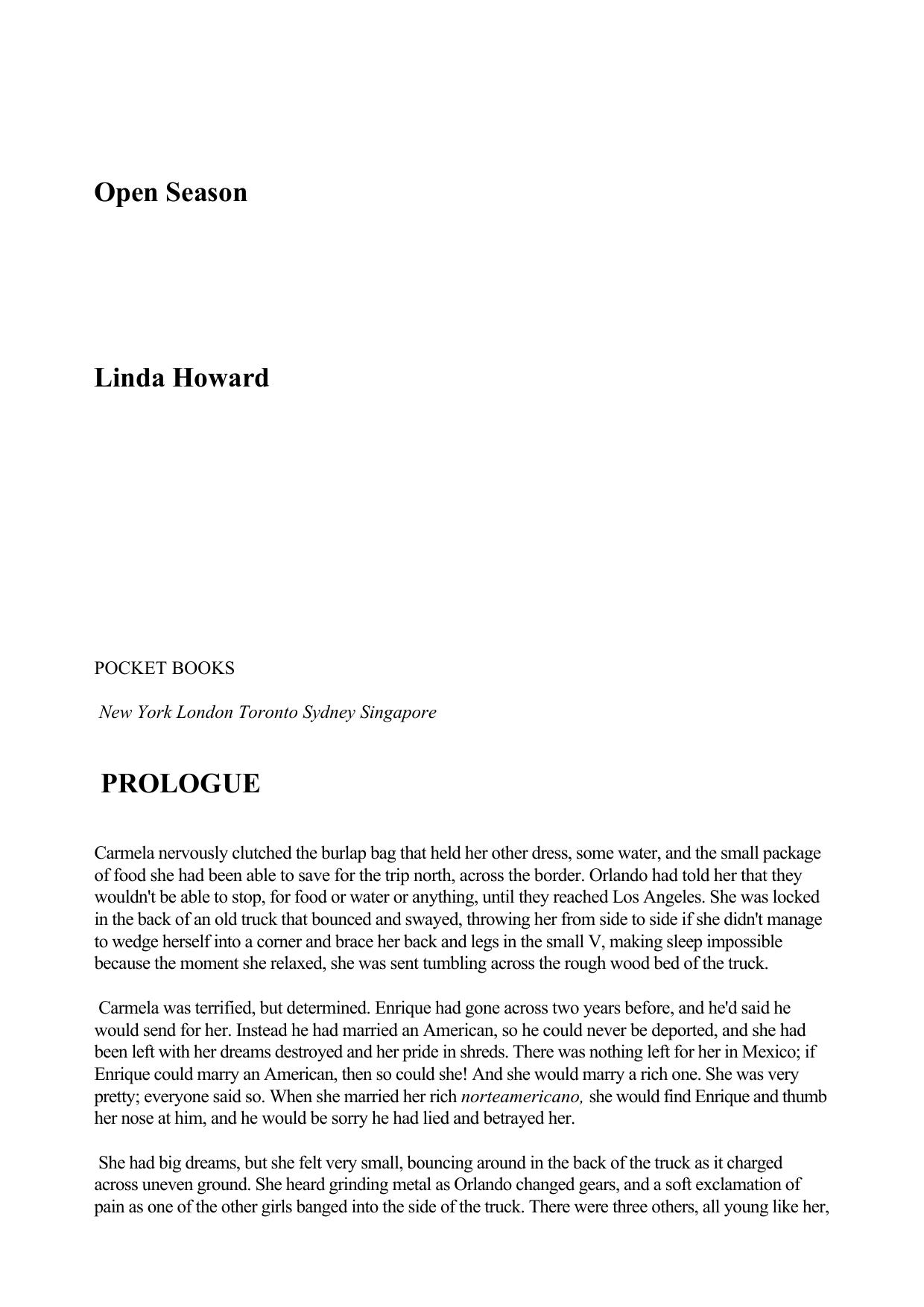 Open season by Linda Howard