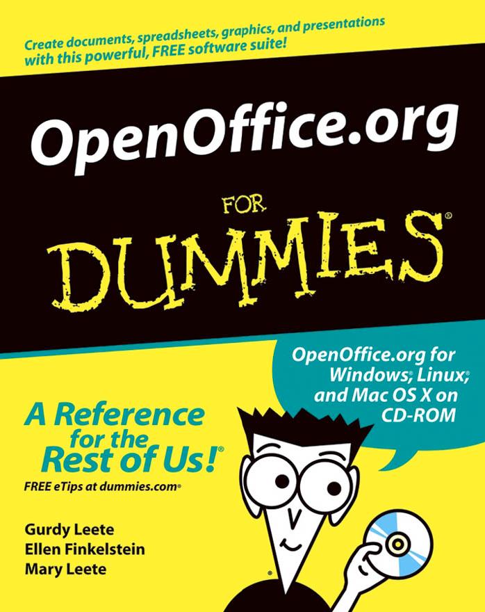 OpenOffice.org for Dummies by Gurdy Leete Ellen Finkelstein Mary Leete