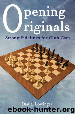 Opening Originals: Strong Sidelines for Club Cats by Lowinger Daniel