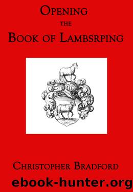 Opening the Book of Lambspring by Christopher Bradford