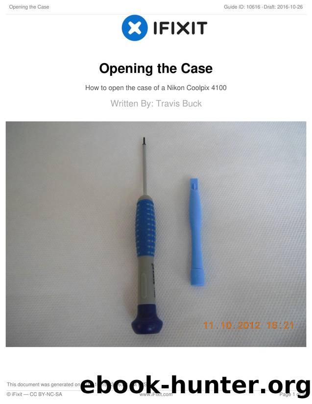 Opening the Case by Unknown