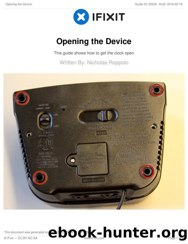 Opening the Device by Unknown