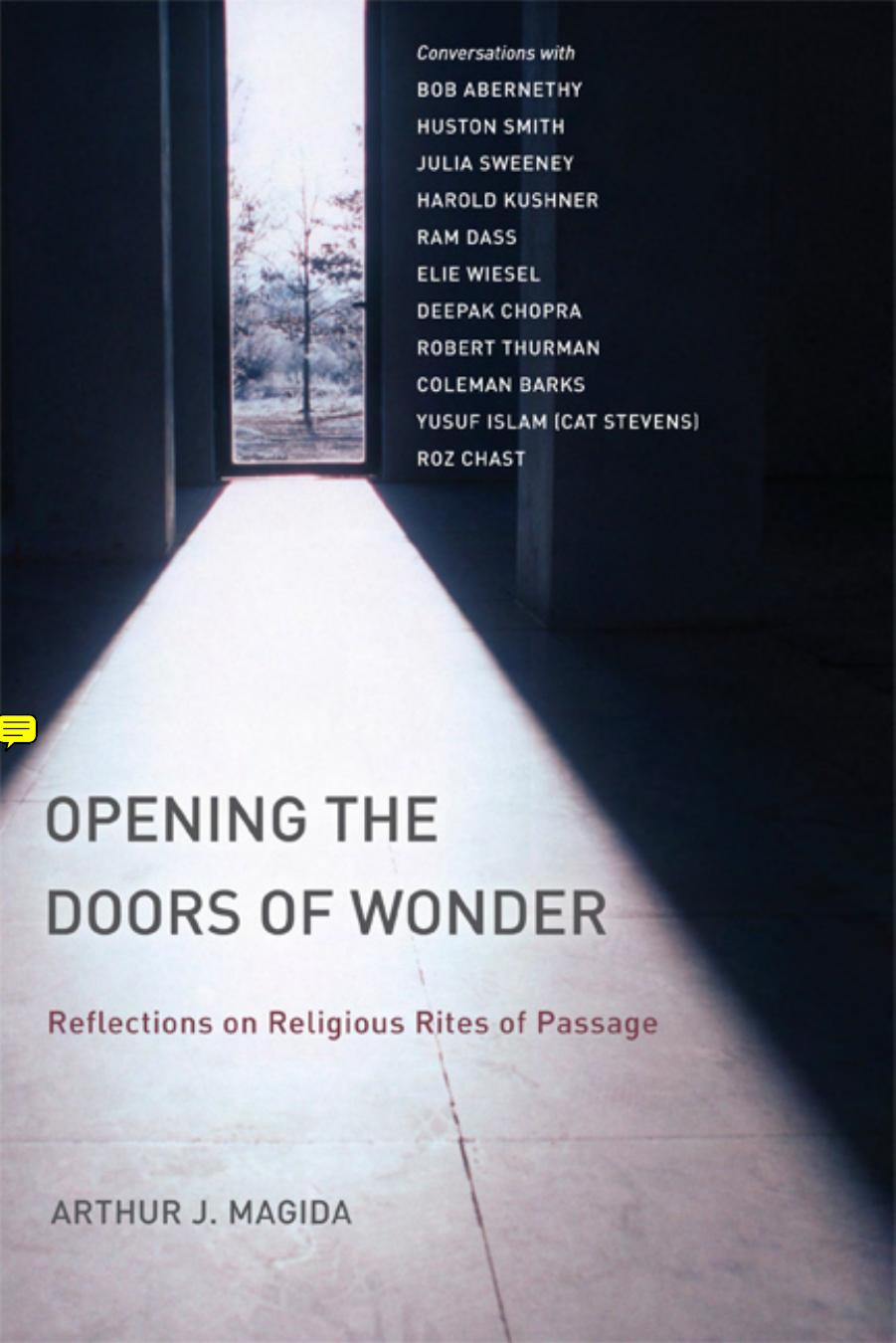 Opening the Doors of Wonder: Reflections on Religious Rites of Passage by Arthur J. Magida