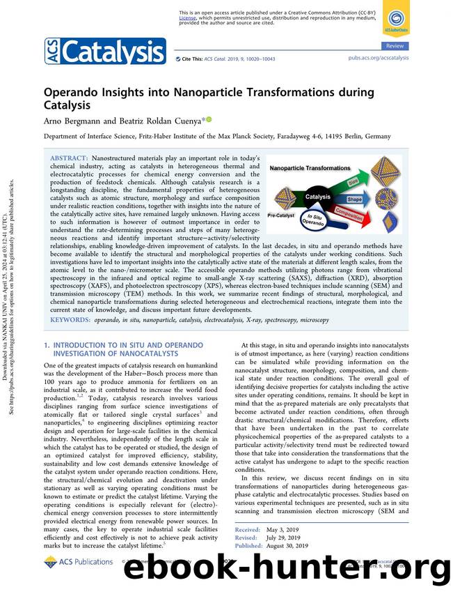 Operando Insights into Nanoparticle Transformations during Catalysis by Arno Bergmann & Beatriz Roldan Cuenya