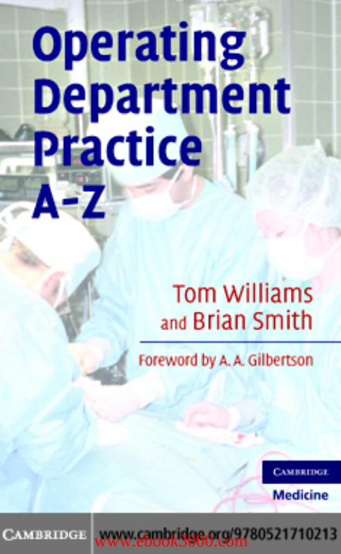 Operating Department Practice A-Z, 2 edition by Unknow