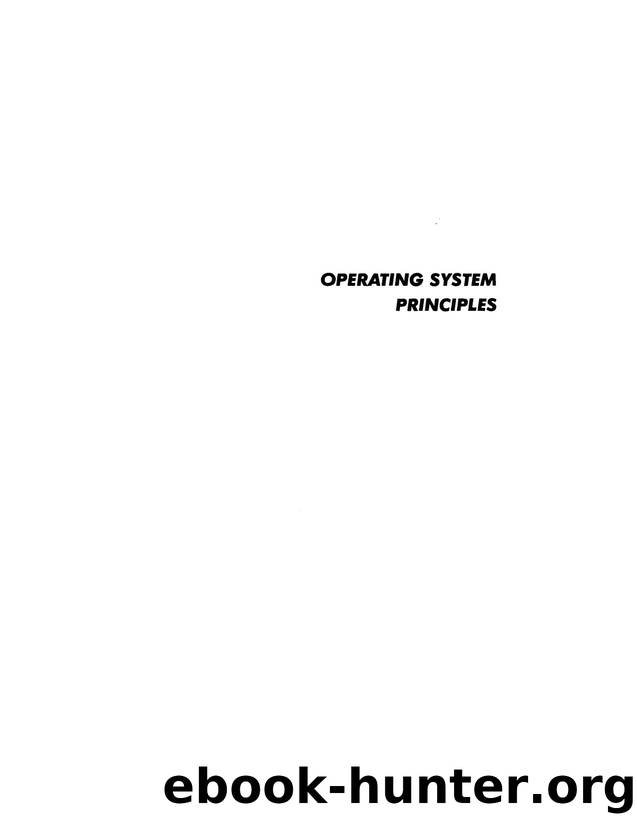 Operating System Principles by Per  Brinch  Hansen {Zer07} by Unknown