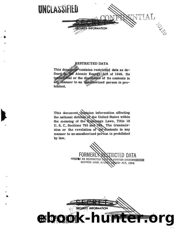 Operation Buster nuclear weapons test Project 9.1a Family Shelter Evaluation originally SECRET by Unknown
