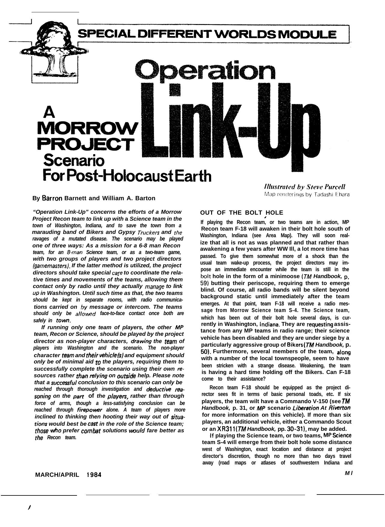 Operation: Link Up by Barron Barnett & William A. Barton