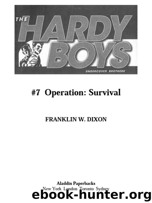 Operation: Survival by Franklin W. Dixon