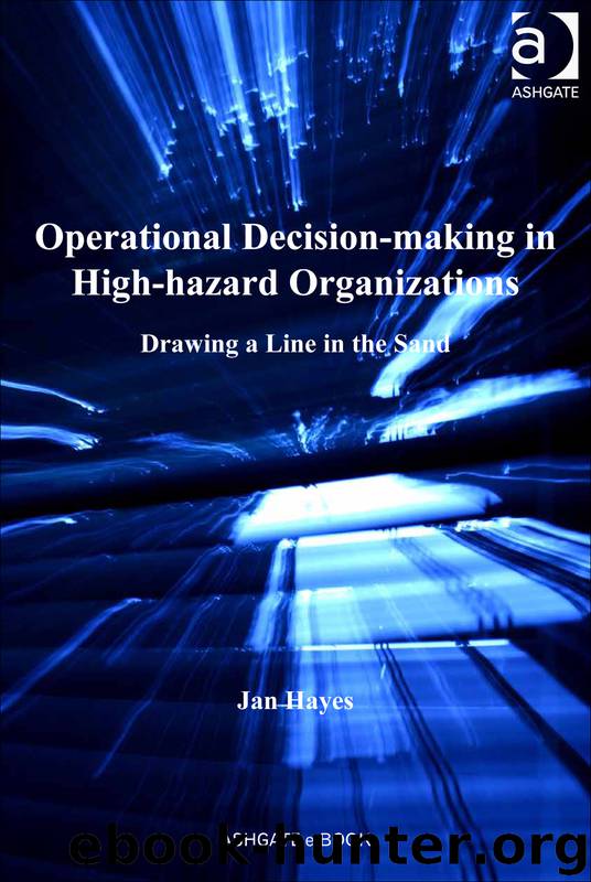 Operational Decision-making in High-hazard Organizations by Jan Hayes