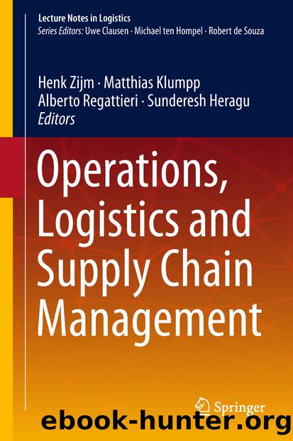Operations, Logistics and Supply Chain Management by Unknown