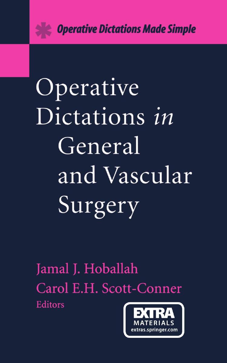 Operative Dictations in General and Vascular Surgery: Operative Dictations Made Simple by unknow