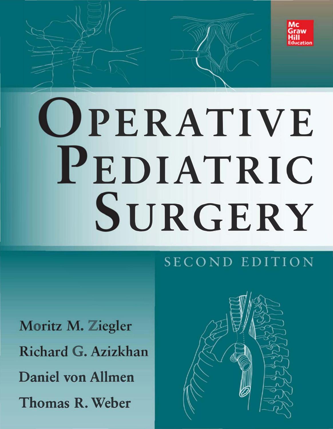 Operative Pediatric Surgery by Moritz M. Ziegler et al