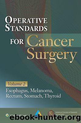 Operative Standards for Cancer Surgery by Program American College of Surgeons Clinical Research;Katz Matthew;