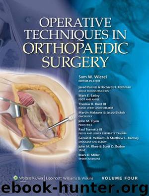 Operative Techniques in Orthopaedic Surgery by Wiesel Sam W
