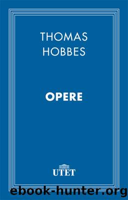 Opere by Thomas Hobbes