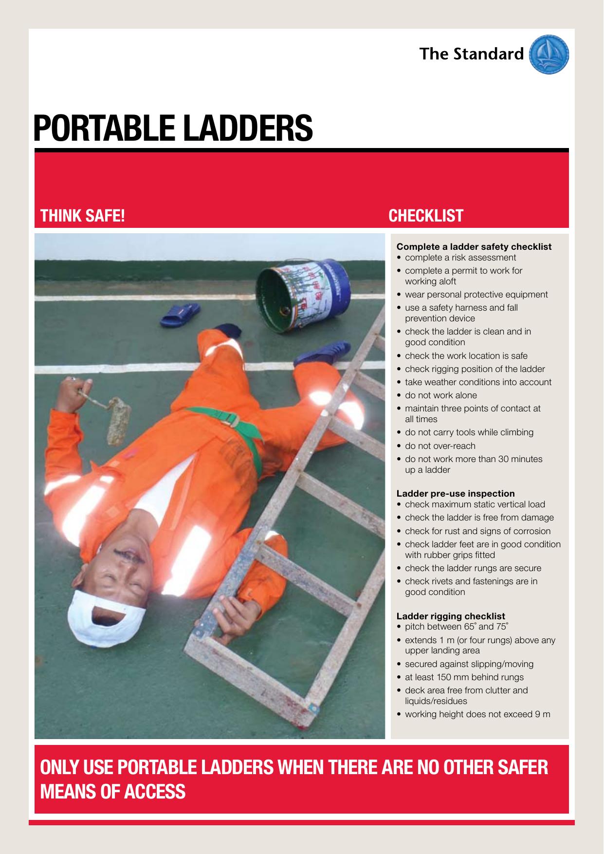 Opr.II No.9.16.2. SS Portable Ladders SE by Unknown