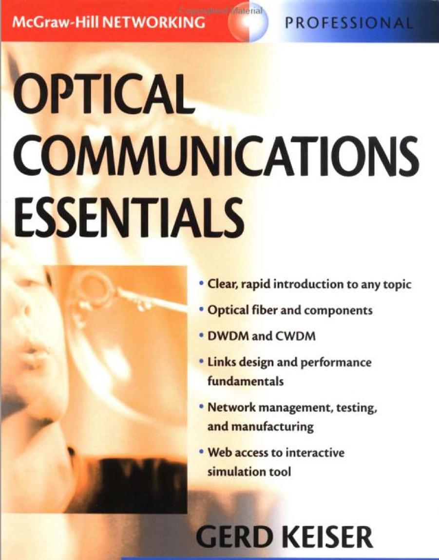 Optical Communications Essentials by Gerd Keiser