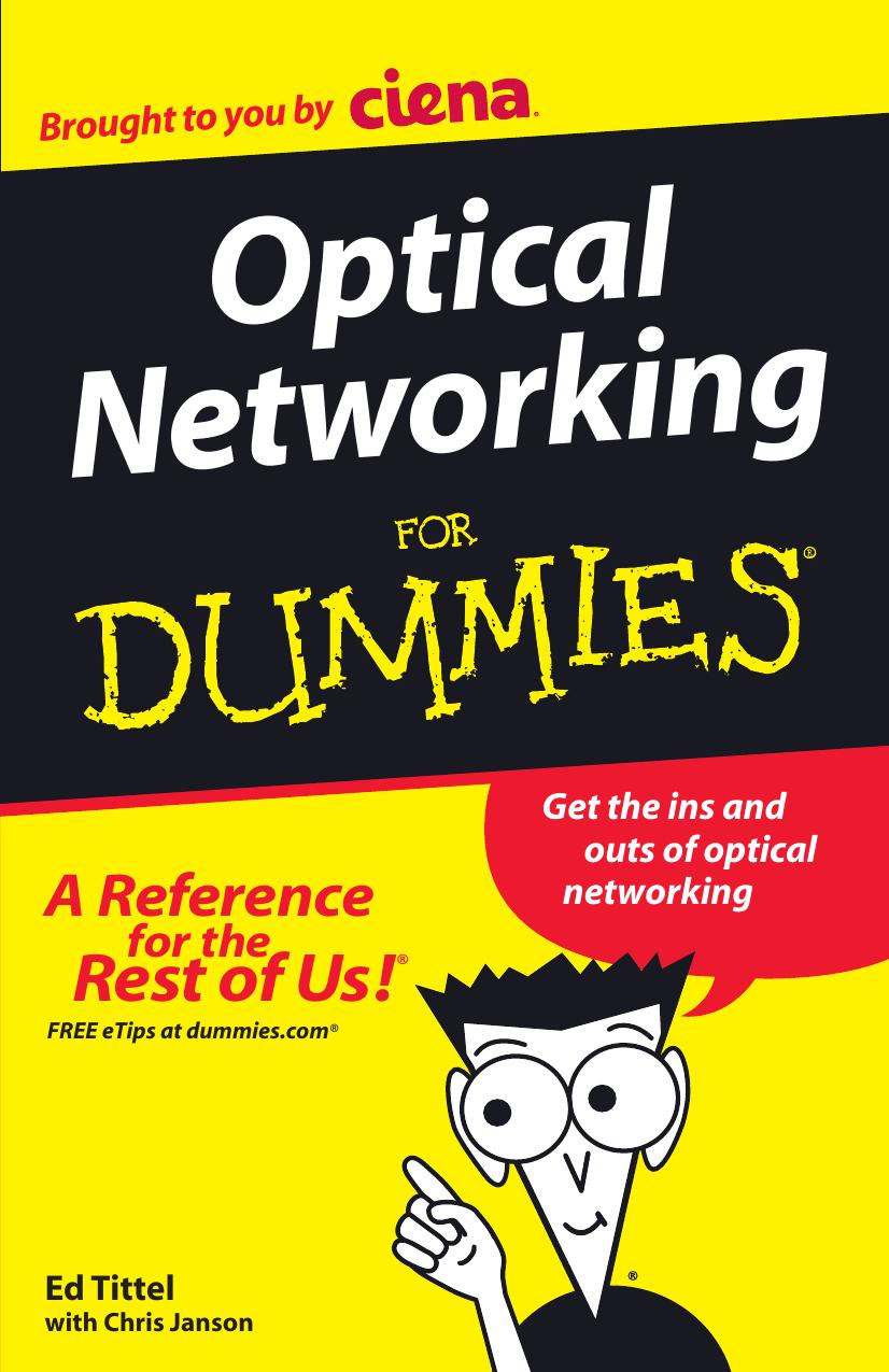 Optical Networking for Dummies by Ed Tittel with Chris Janson